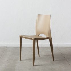 Silla CUADRO ppleno beige