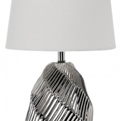 Lámpara mesa plata 12x35cm