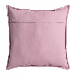 Cojín rosa 100% algodon / 2 tonos  -  45x45cm