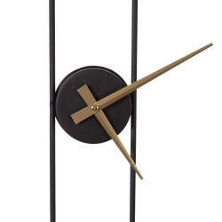 Reloj metal negro  60x68cm