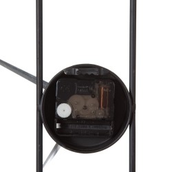 Reloj metal negro  60x68cm