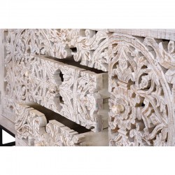 Aparador BAROC blanco envejecido