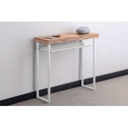 Consola Roble Nordish / Blanco