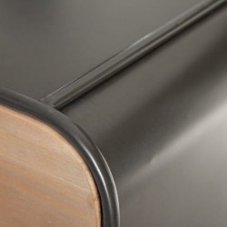 Aparador natural-negro madera