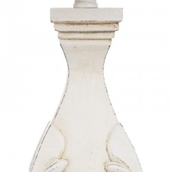 Lámpara mesa blanco rozado 35x53cm
