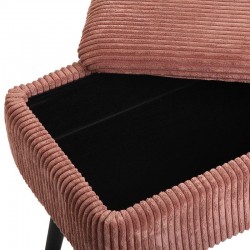 Banqueta  RUWAN rosa