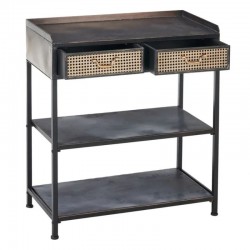 Consola negro-metal 85cm