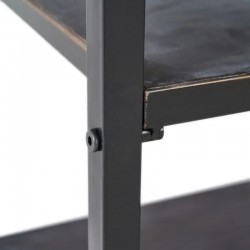 Consola negro-metal 85cm