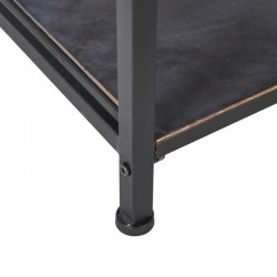 Consola negro-metal 85cm