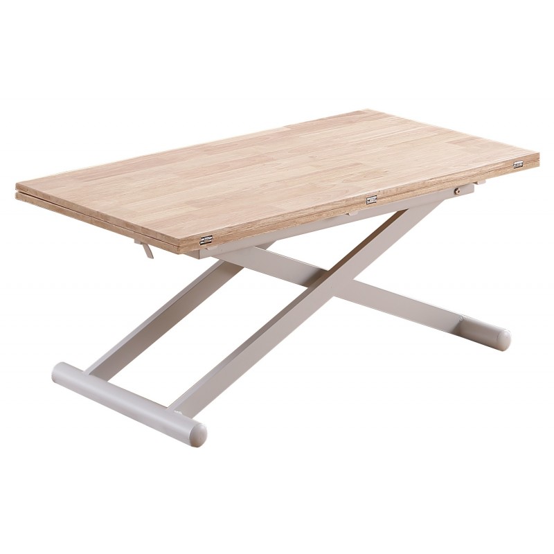 Mesa Centro Convertible NATURAL Nordish / Blanco