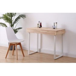 Mesa tocador c/espejo PRETTY nordish/blanco.