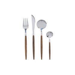 Cubertería set 16 GLAM plata