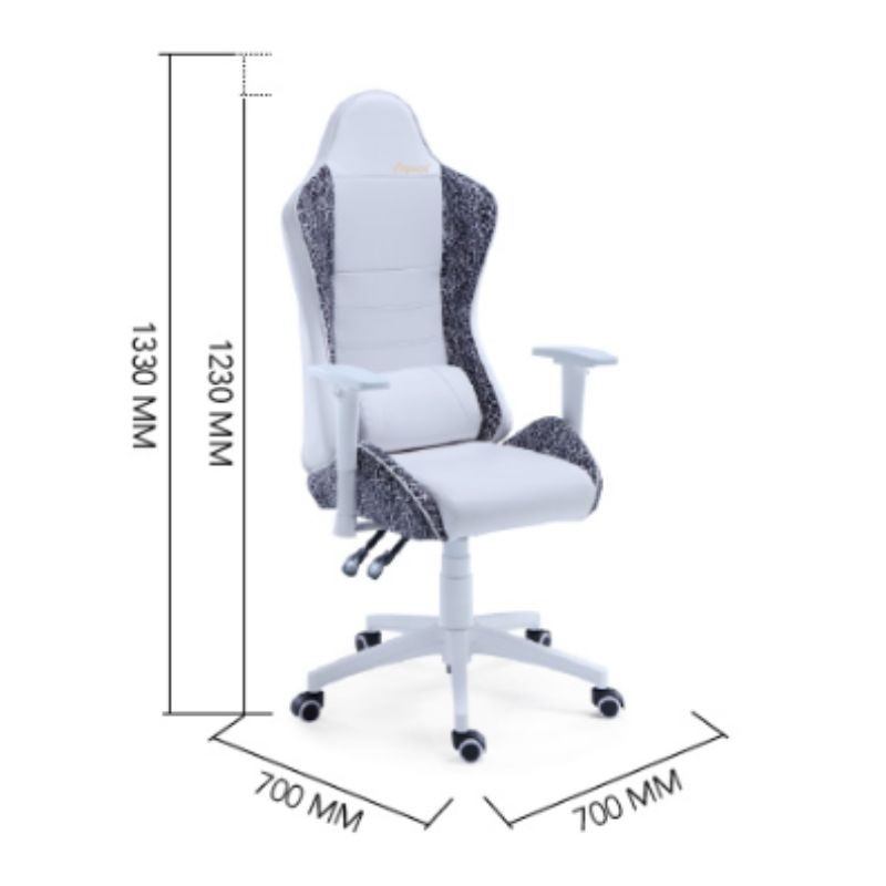 Sillón gamer JORDAN blanco