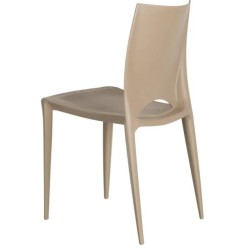 Silla CUADRO ppleno beige