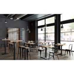 SillaTOLIX negro / roble nordish