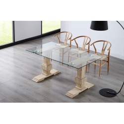 Mesa fija VERSALLES cristal