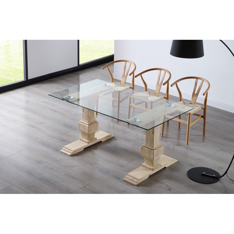 Mesa fija VERSALLES cristal