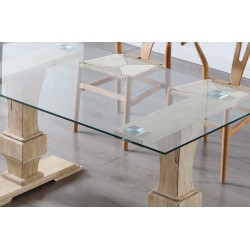 Mesa fija VERSALLES cristal