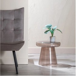 Mesa auxiliar TAYNE taupe