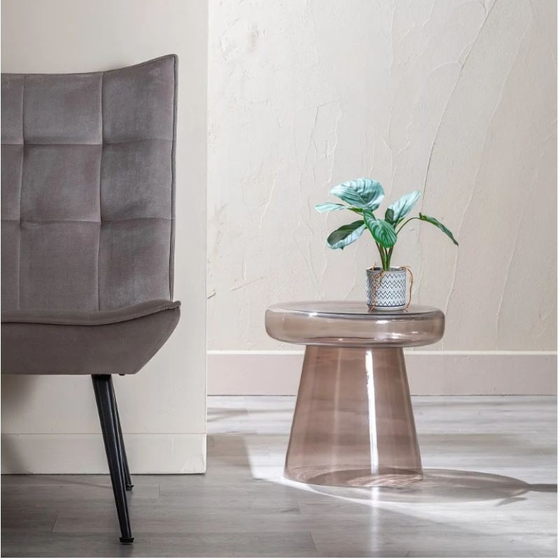 Mesa auxiliar TAYNE taupe