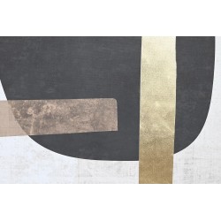 Cuadro lienzo BLACK & GOLD - 2/M