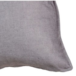 Cojín gris claro poliéster 45x30