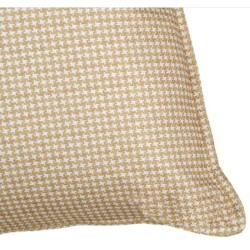 Cojín pata de gallo mostaza 45x30