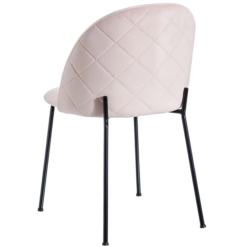 Silla VELVET rosa palo