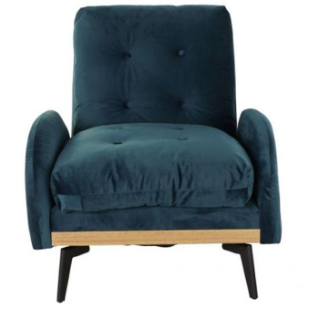 Sillón cama ROSE turquesa