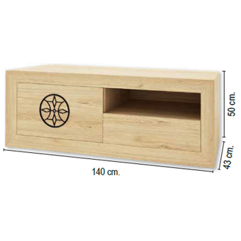 Bajo T.V DUBLIN Roseta 140cm