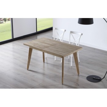 Mesa comedor extensible GENOVA madera roble honey